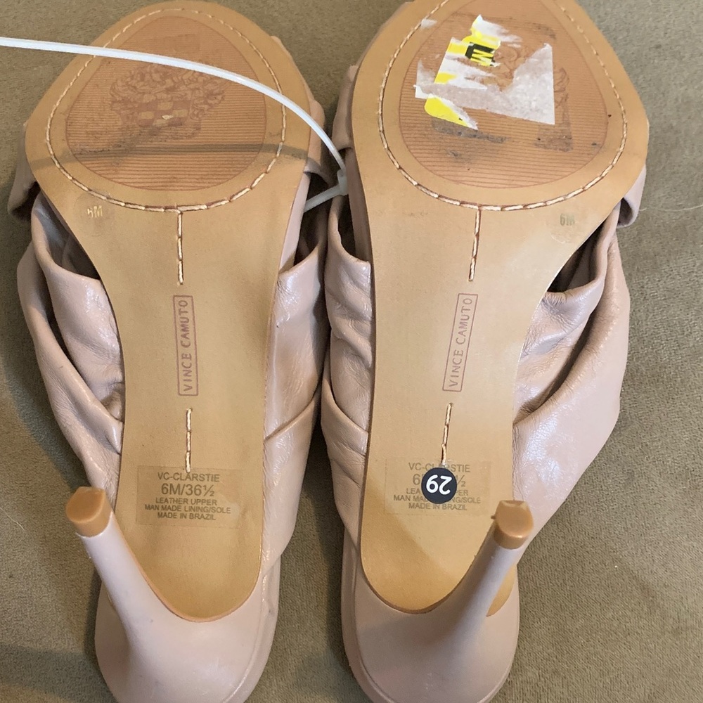 Vince Camuto Women's Beige Heels - Picture 2 of 9